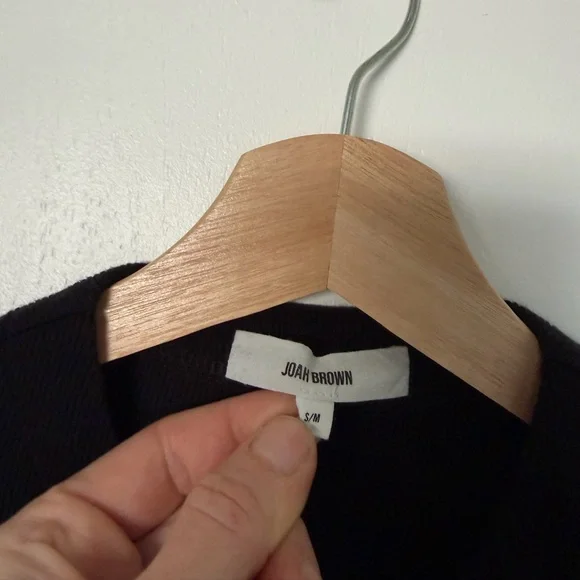 Joah brown invisible zip long sleeve top - Picture 3 of 6